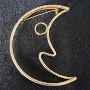 Crescent Moon Pin